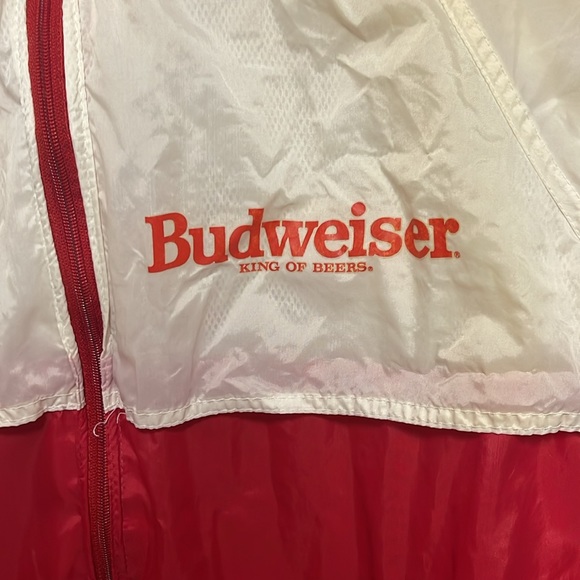 Vintage Budweiser Windbreaker (yellowing with age) - Picture 2 of 4